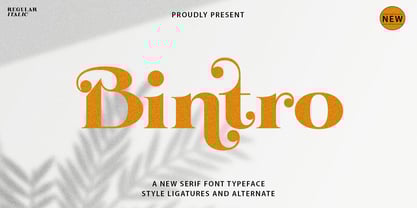 Bintro Font Poster 1