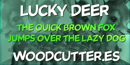 Lucky Deer Font Poster 2