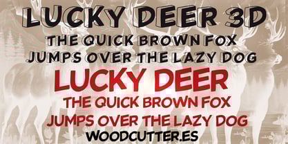 Lucky Deer Font Poster 5