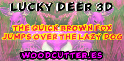 Lucky Deer Font Poster 3