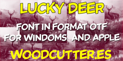 Lucky Deer Font Poster 4