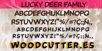 Lucky Deer Font Poster 7