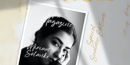 Sally Tazem Font Poster 2