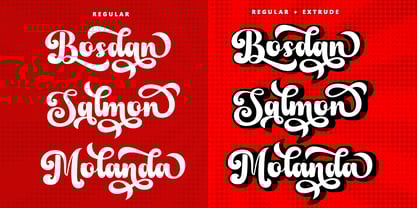 Barbie Vintage Font Poster 3