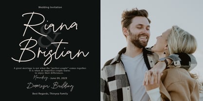 Fasebia Signature Font Poster 4