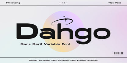 Dahgo Font Poster 1