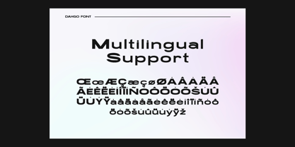 Dahgo Font Poster 3