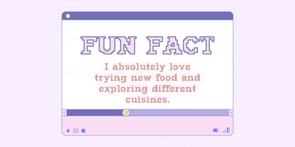 Hercules Pixel Font Font Poster 9