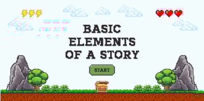 Hercules Pixel Font Font Poster 2