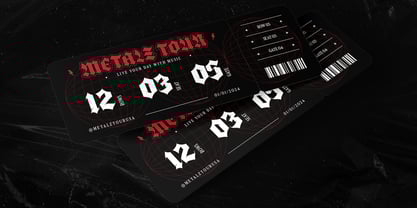 Black Webs Font Poster 6