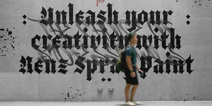 Black Webs Font Poster 8