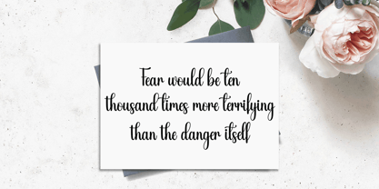 Catiforsia Script Font Poster 2