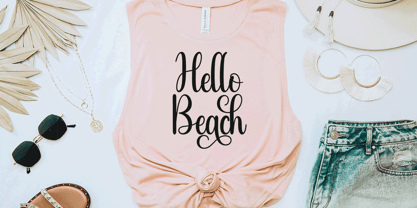 Catiforsia Script Font Poster 4