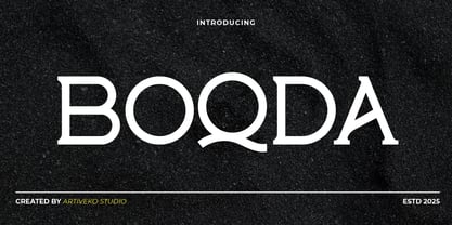 Boqda Font Poster 1