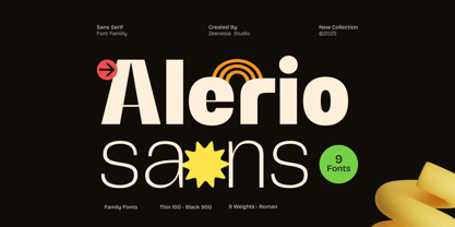 Alerio Font Poster 1