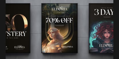 Game & Reality Font Poster 5