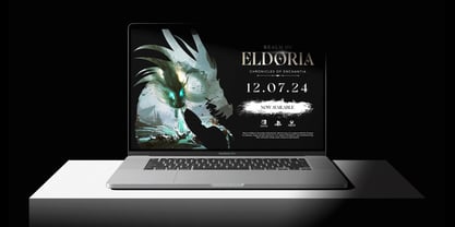 Game & Reality Font Poster 6