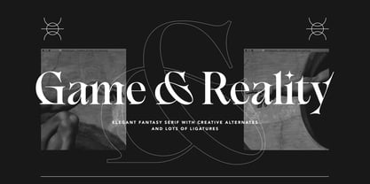 Game & Reality Font Poster 1