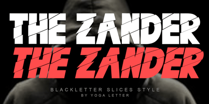 The Zander Font Poster 1