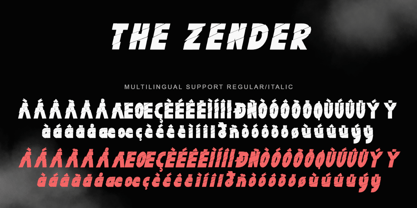 The Zander Font Poster 9