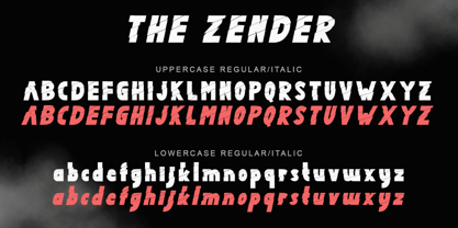The Zander Font Poster 7