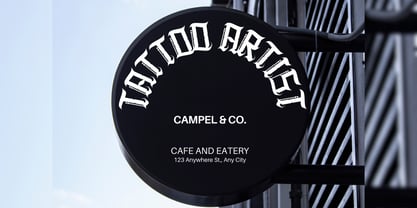 Cabone Backs Font Poster 11