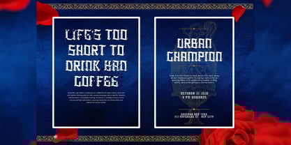 Cabone Backs Font Poster 15