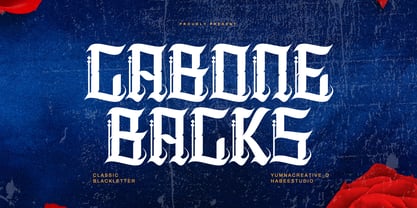 Cabone Backs Font Poster 1
