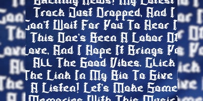 Cabone Backs Font Poster 5