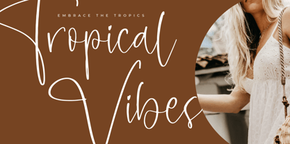 Amberony Font Poster 4