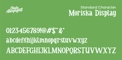 Moriska Font Poster 2