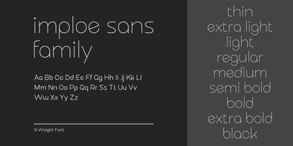 Imploe Font Poster 6