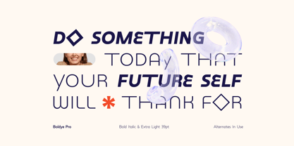 Boldye Pro Font Poster 5