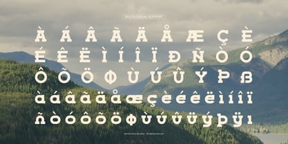Angkor Strat Font Poster 11