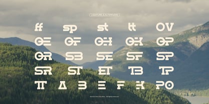 Angkor Strat Font Poster 12