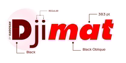 Djimat Font Poster 3