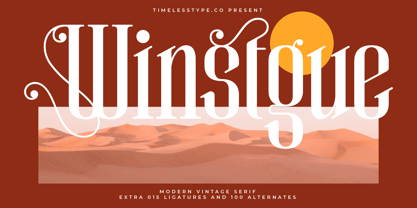 Winstgue Font Poster 1
