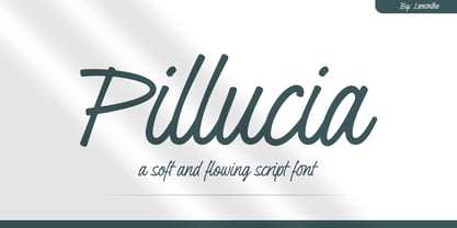 Pillucia Font Poster 1