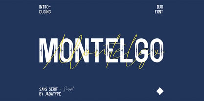 Montelgo Font Poster 1