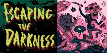 Zombies Ode Font Poster 6