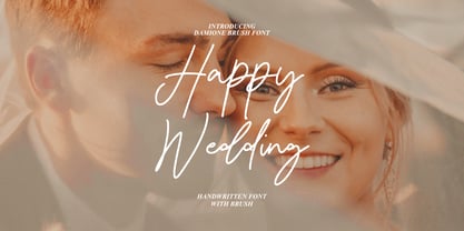 Damione Signature Font Poster 2