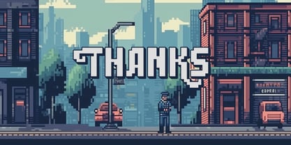 Pixelora Font Poster 6