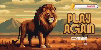 Pixelora Font Poster 4