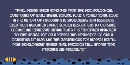 Pixelora Font Poster 7