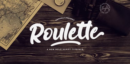 Roulette Font Poster 1