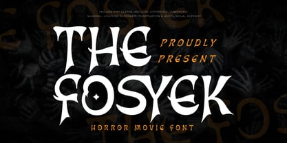 The Fosyek Font Poster 1