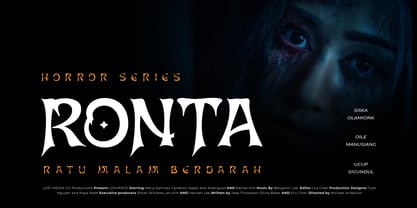 The Fosyek Font Poster 2