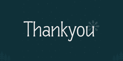 Snowie Font Poster 9