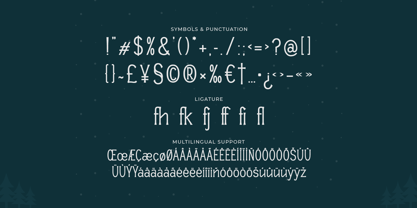 Snowie Font Poster 3