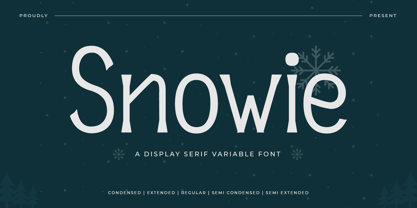 Snowie Font Poster 1